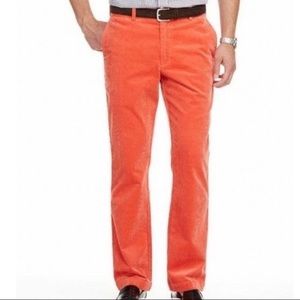 🧡🧡Men’s Vineyard Vines Club Pant. Orange Corduroy.